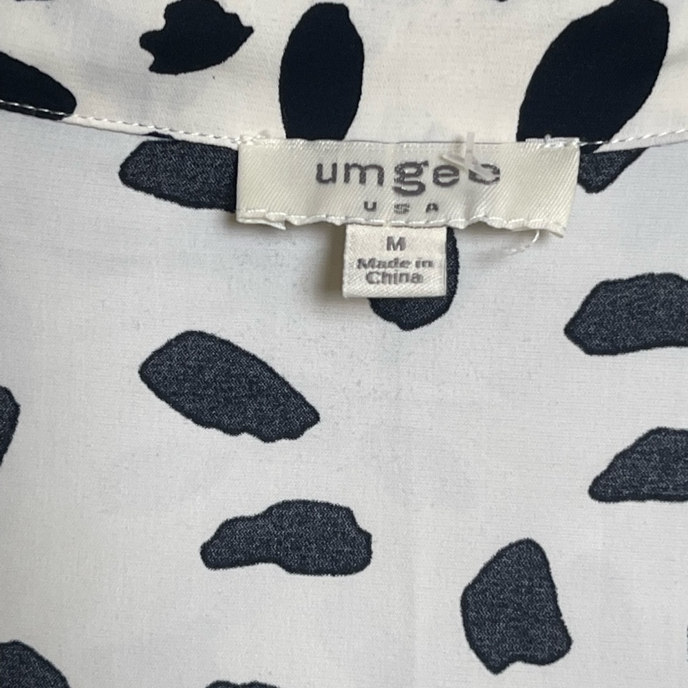 Umgee Animal Print Babydoll Mini Dress Size Medium - Picture 12 of 15
